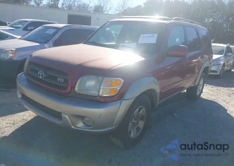 2002 Toyota Sequoia Sr5 V8 z USA, uszkodzony, nr VIN 5TDZT34A92S079686